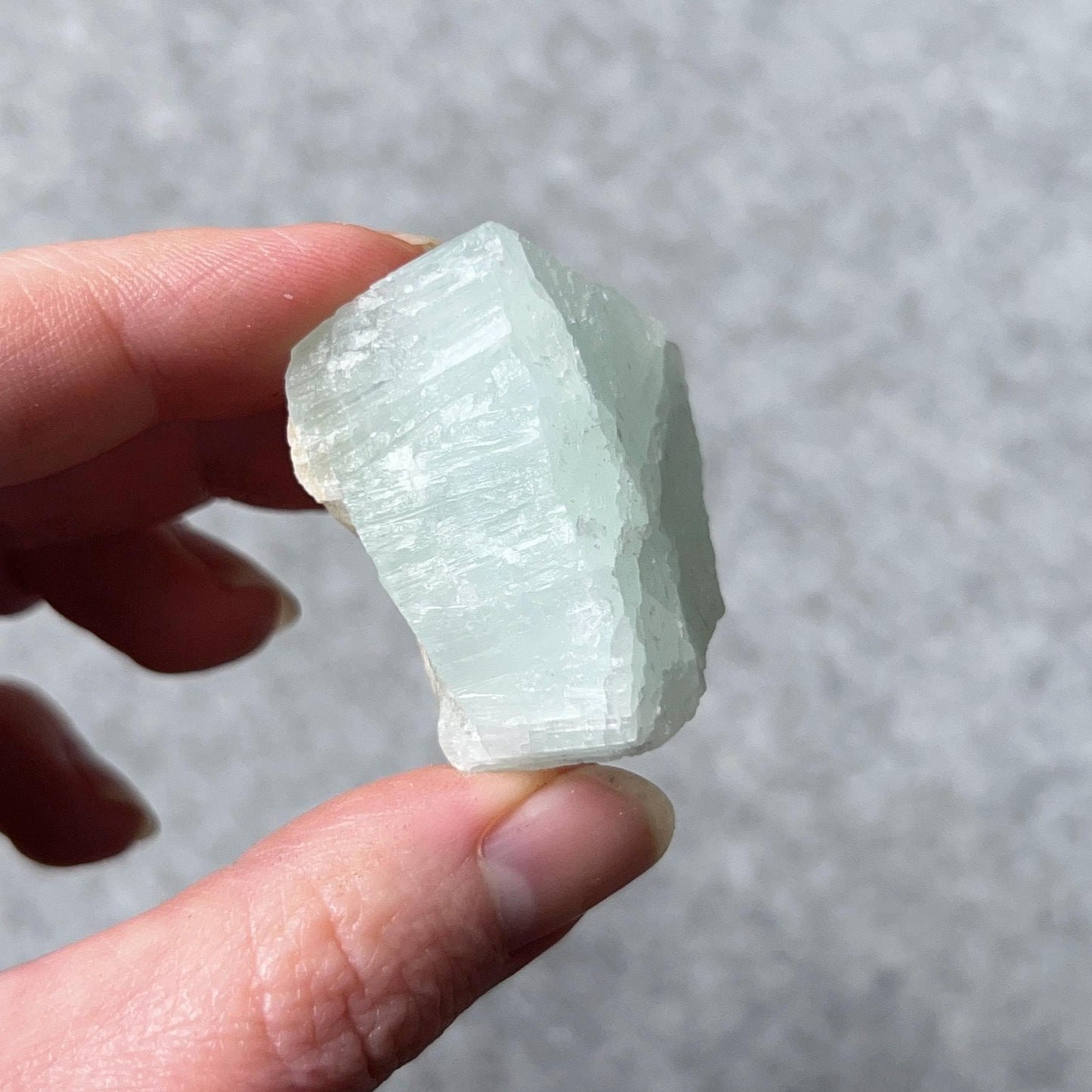 Raw Caribbean Calcite Specimen | Blue Calcite Raw Crystal