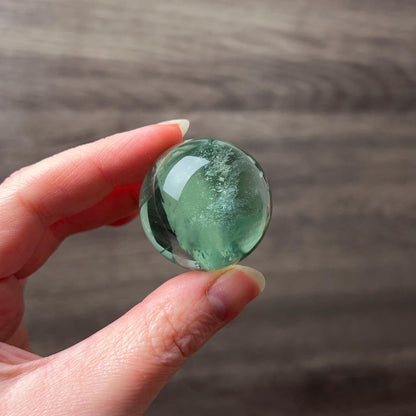 Gemmy Fluorite Sphere | Green Fluorite Crystal Sphere