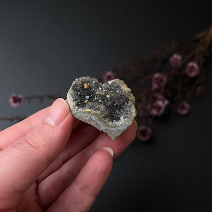 You Choose! Druzy Amethyst Heart | Geode Amethyst Crystal Heart