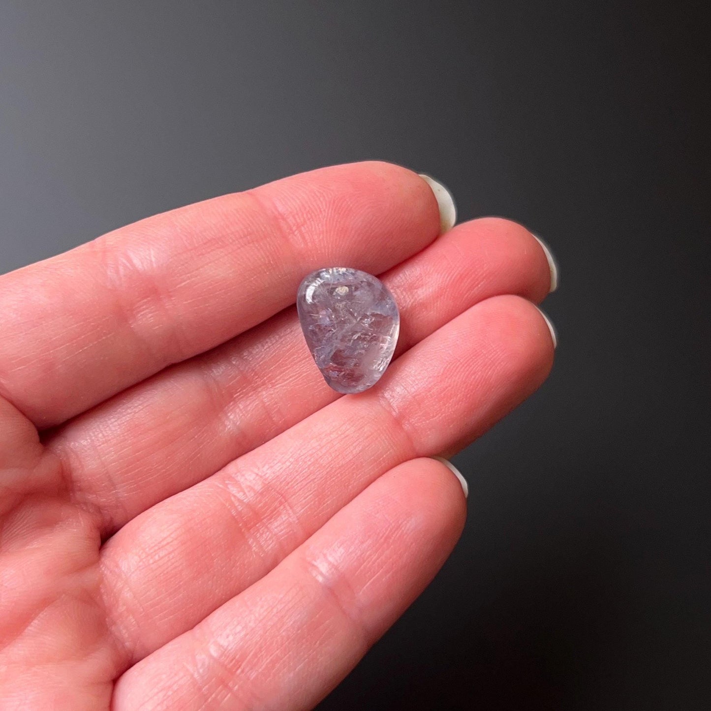 Gem Iolite Tumble | Translucent Iolite Tumbled Crystal