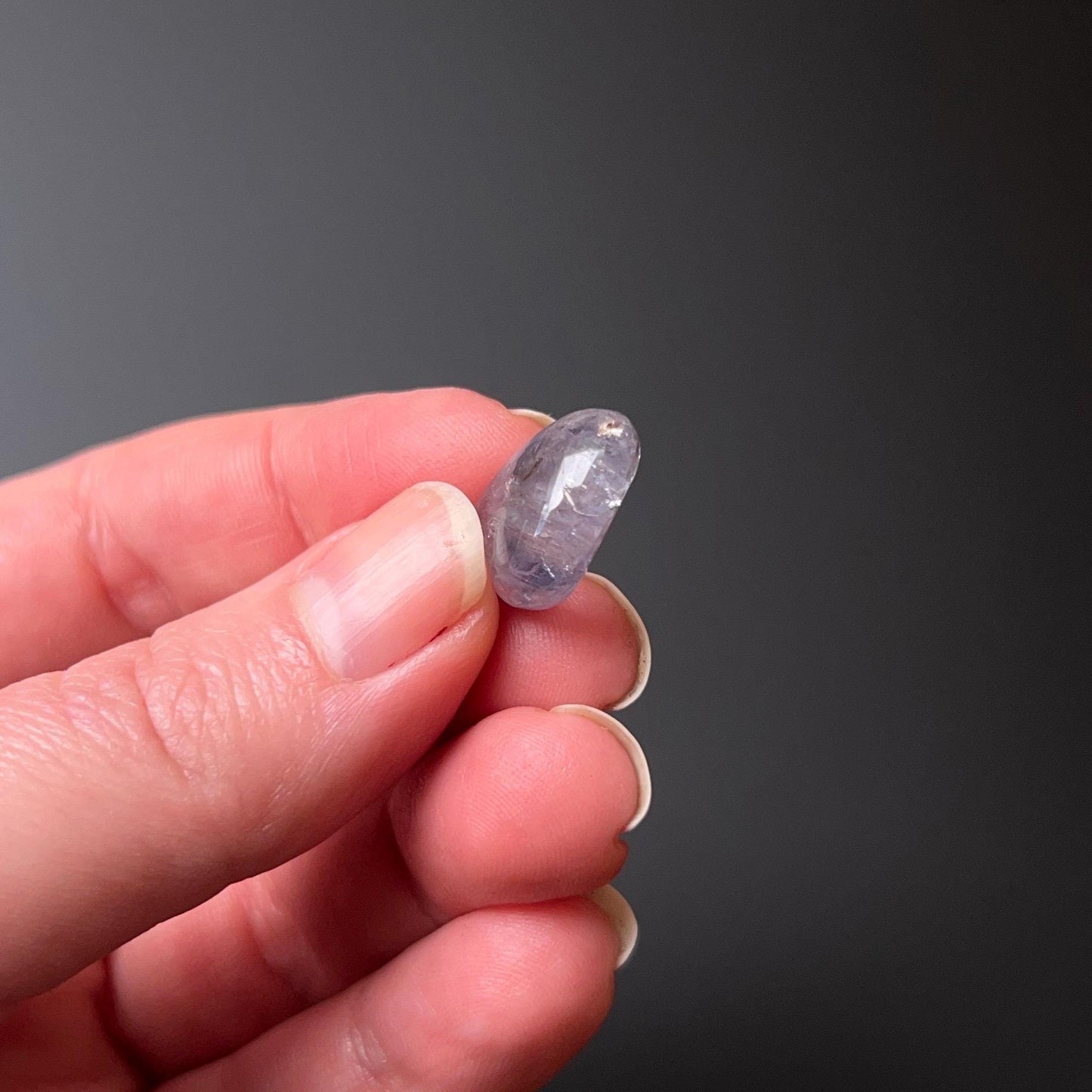 Gem Iolite Tumble | Translucent Iolite Tumbled Crystal