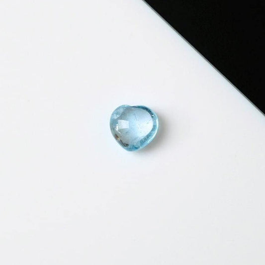 Rare Blue Topaz Heart | Topaz Crystal Heart