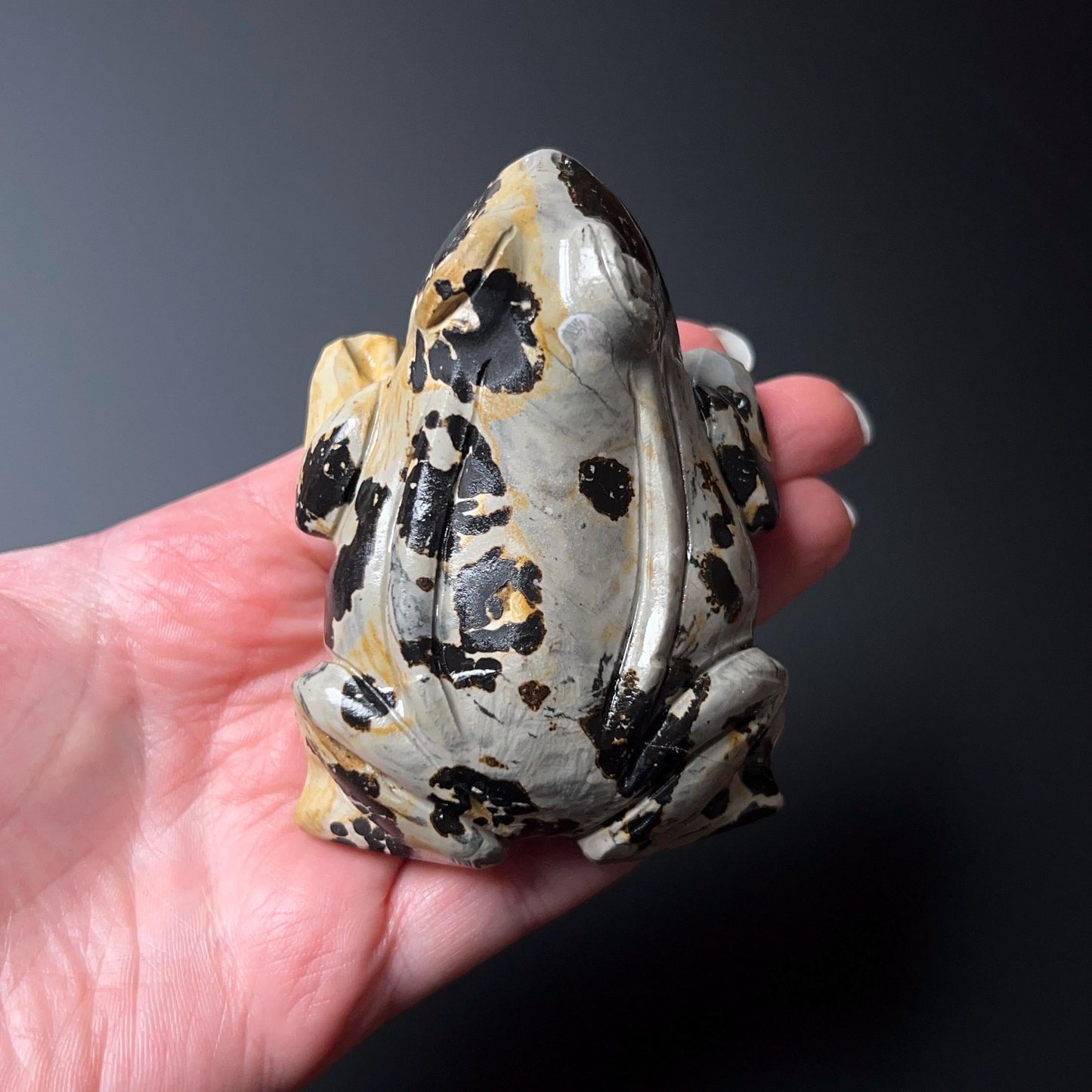 Chohua Jasper Frog Carving | Crystal Frog Carving