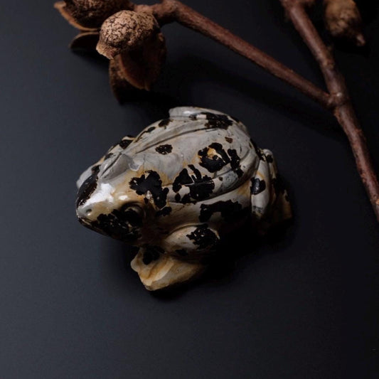 Chohua Jasper Frog Carving | Crystal Frog Carving