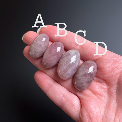 Purple Rose Quartz Shivas | Lavender Rose Quartz Shiva Lingam Crystal