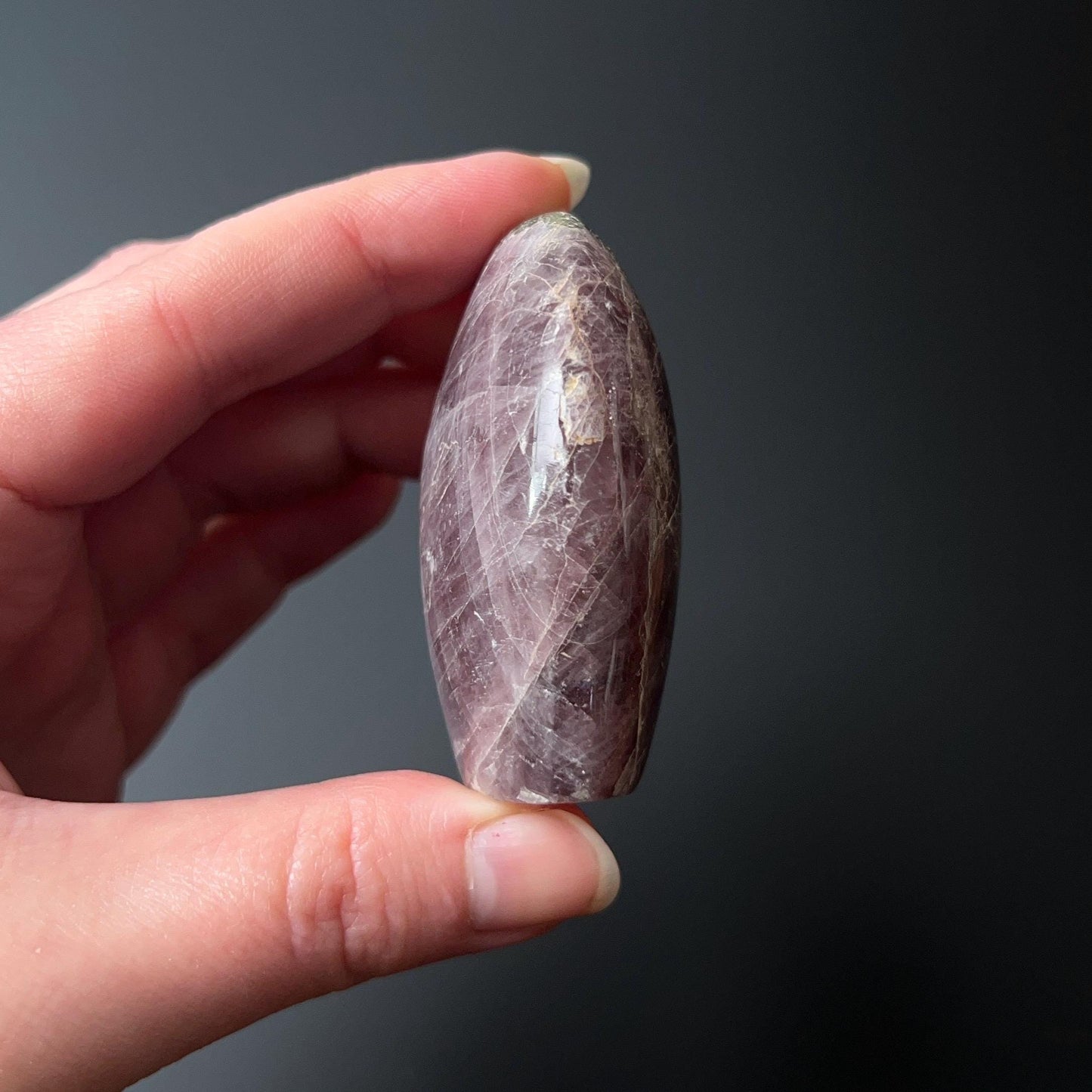 Purple Anhydrite Freeform | Polished Crystal Freeform