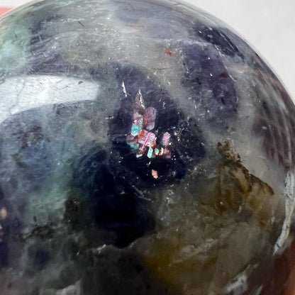 Blood Iolite Sphere | Sunstone Iolite Crystal Sphere