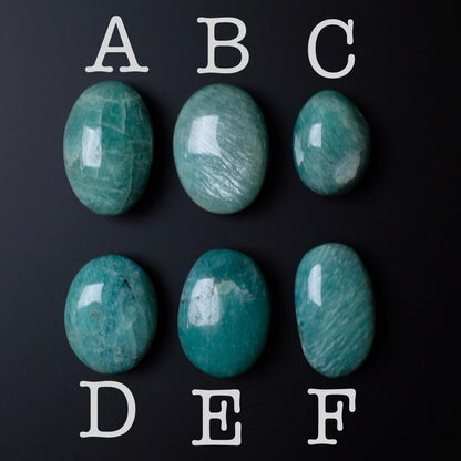 You Choose! Amazonite Palm | Amazonite Crystal Palm Stone