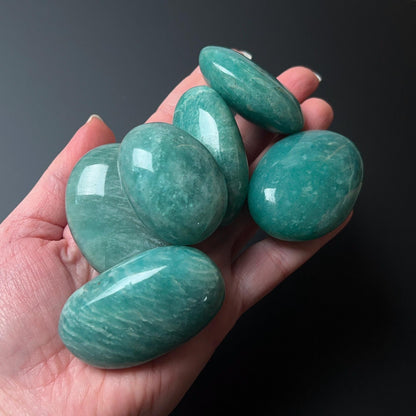 You Choose! Amazonite Palm | Amazonite Crystal Palm Stone