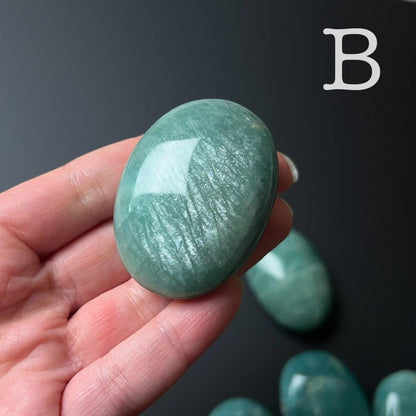 You Choose! Amazonite Palm | Amazonite Crystal Palm Stone