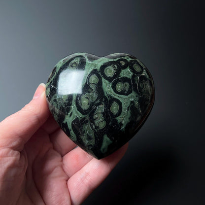 Kambaba Jasper Heart | Kambaba Jasper Crystal Heart