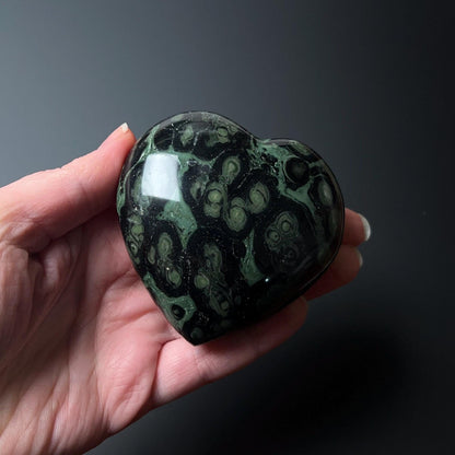 Kambaba Jasper Heart | Kambaba Jasper Crystal Heart