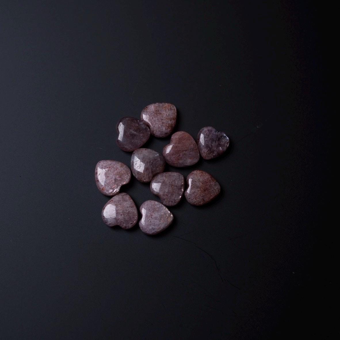 Blood Iolite Hearts | Mini Iolite Crystal Hearts