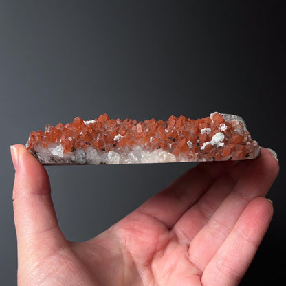 Red Quartz + Pyrite Cluster | Hematite Quartz Natural Crystal Cluster