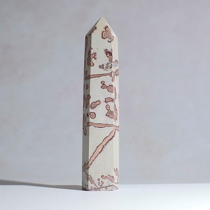 Chohua Jasper Tower | Painting Stone Crystal Point