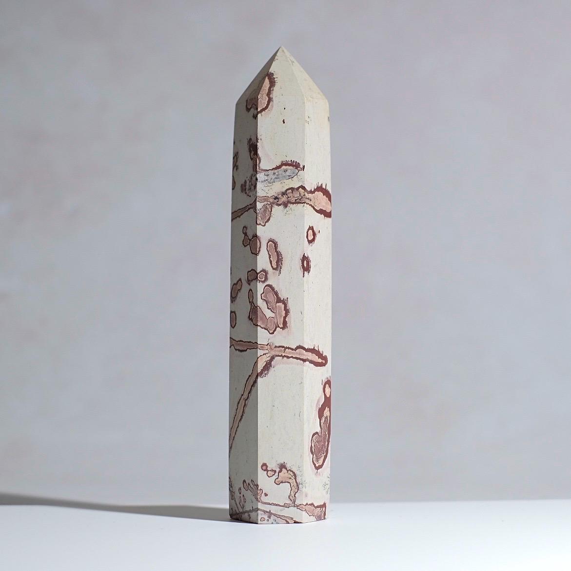 Chohua Jasper Tower | Painting Stone Crystal Point