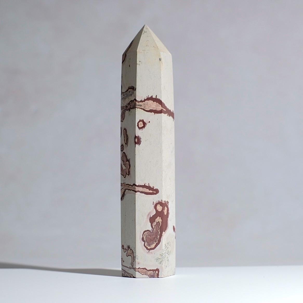 Chohua Jasper Tower | Painting Stone Crystal Point