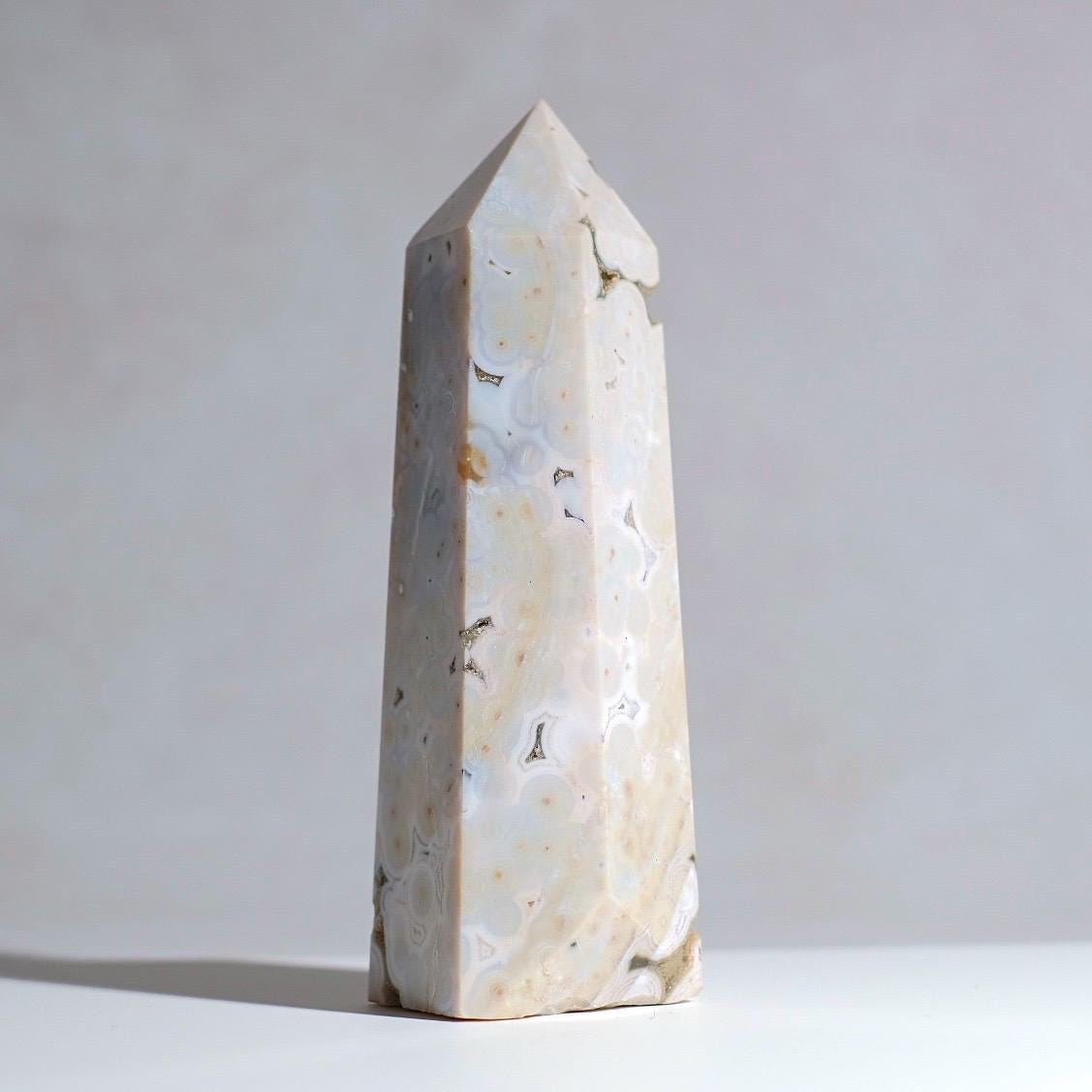 Ocean Jasper Crystal Tower