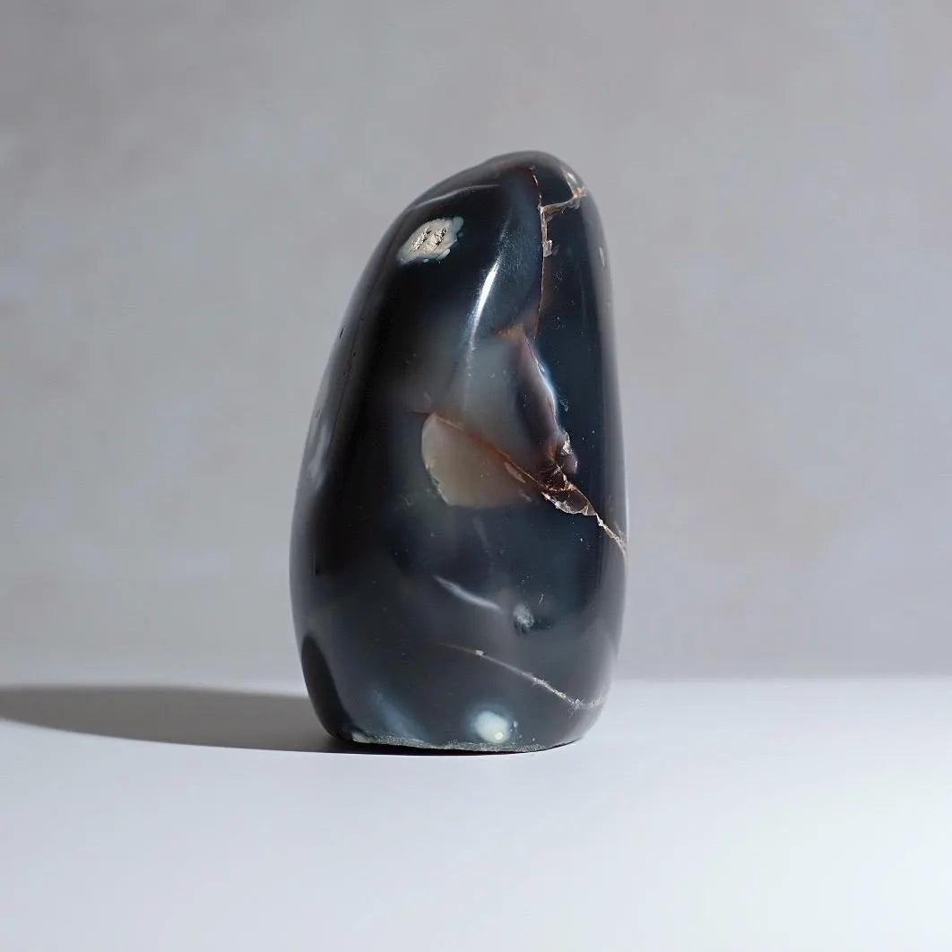 Orca Agate Freeform | Polished Orca Agate Crystal
