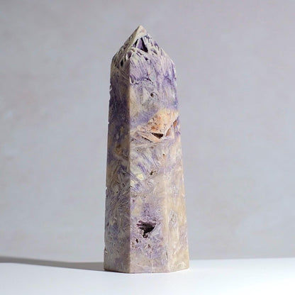 Opalized Sagenitic Fluorite Point | Sagenite Fluorite Crystal Tower