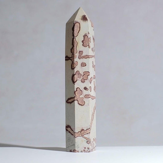 Chohua Jasper Tower | Painting Stone Crystal Point