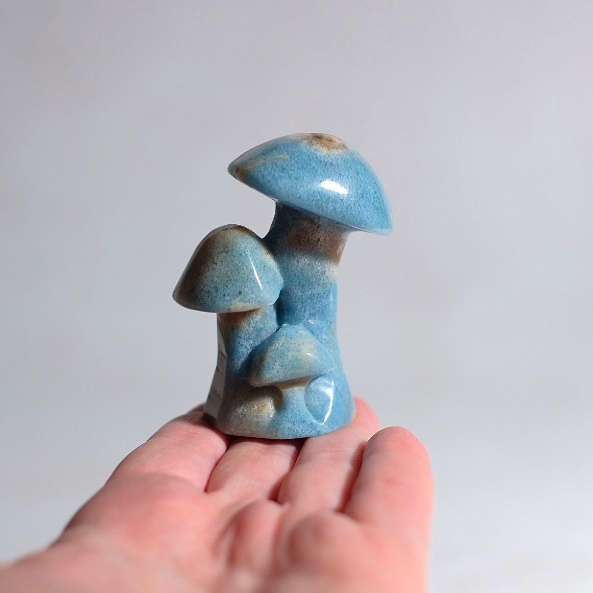 Trolleite Mushroom | Crystal Mushroom Carving