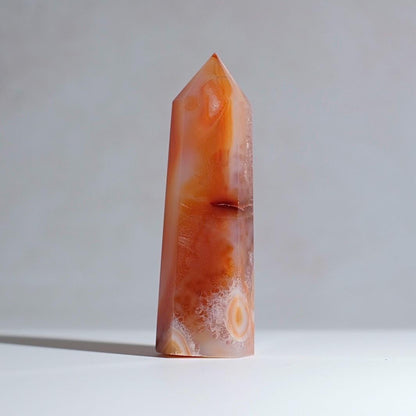 Carnelian Tower | Orange Carnelian Crystal Point