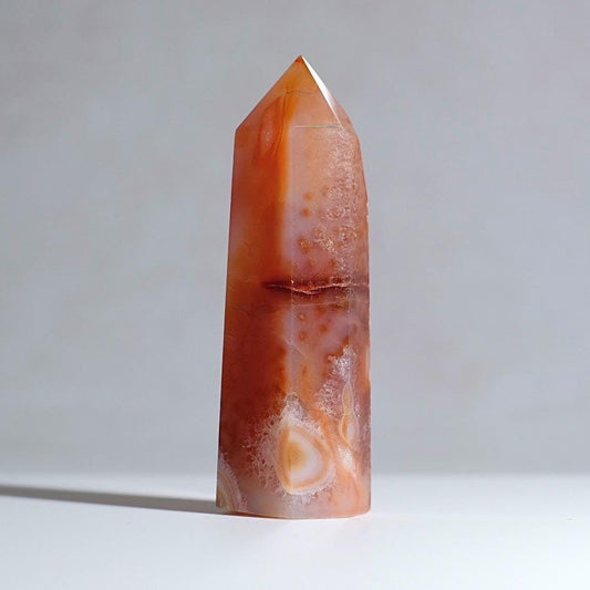 Carnelian Tower | Orange Carnelian Crystal Point