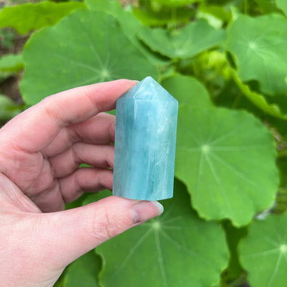 Blue Aquamarine Point | Aquamarine Crystal Tower