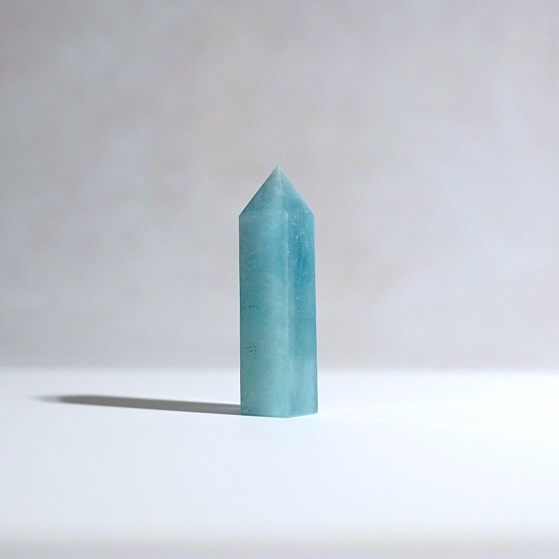 Blue Aquamarine Point | Aquamarine Crystal Tower