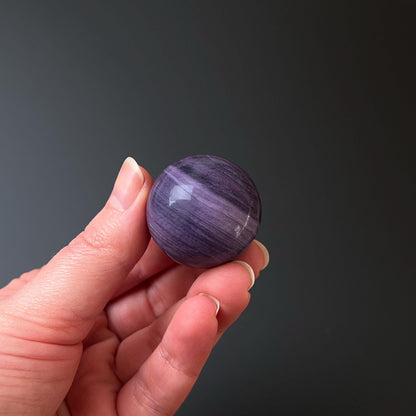 Silky Fluorite Sphere | Beautiful Fluorite Crystal Sphere