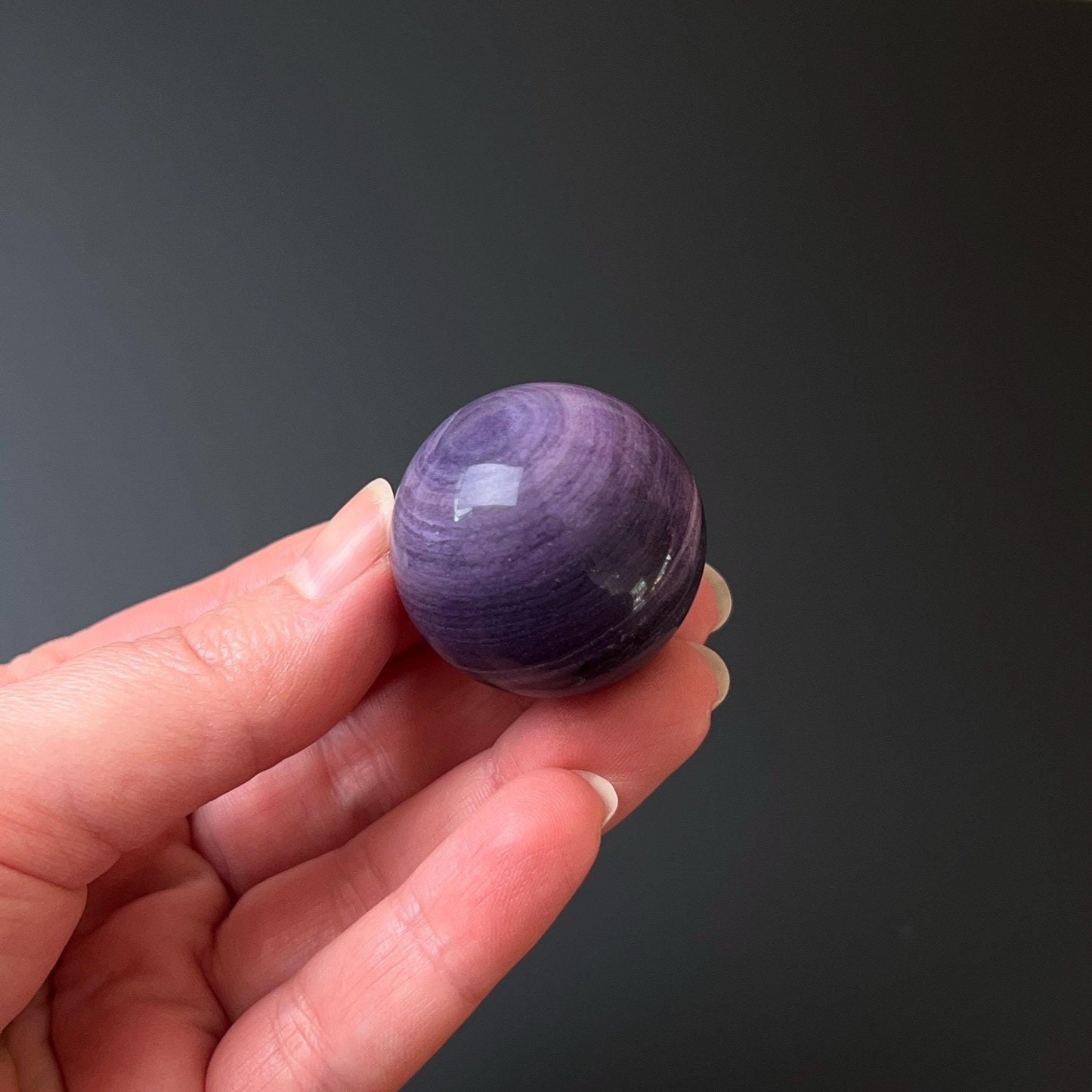 Silky Fluorite Sphere | Beautiful Fluorite Crystal Sphere