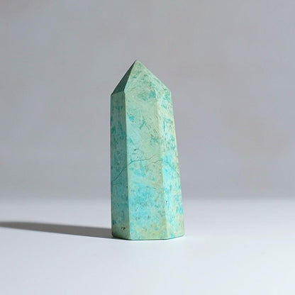 Peruvian Chrysocolla Point | Blue Chrysocolla Crystal Tower