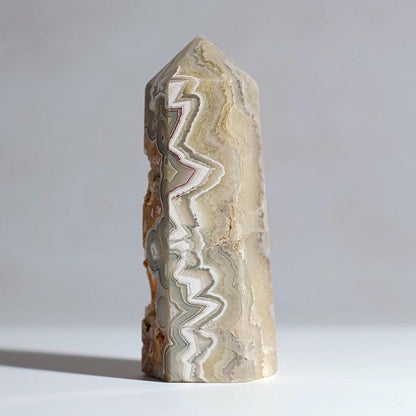 Crazy Lace Agate Tower | Lace Agate Crystal Point