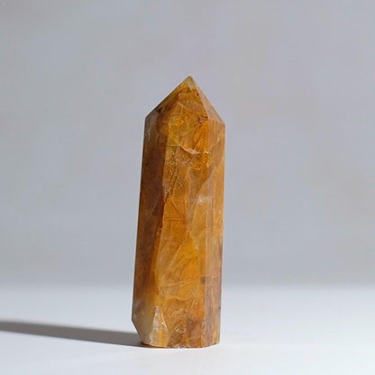 Dendritic Golden Healer Point | Golden Healer Quartz Crystal Tower