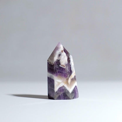 Dream Amethyst Point | Chevron Amethyst Crystal Tower