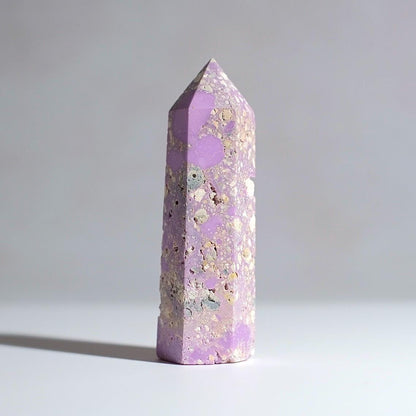 Rare Phosphosiderite Point | Pink Phosphosiderite Crystal Point