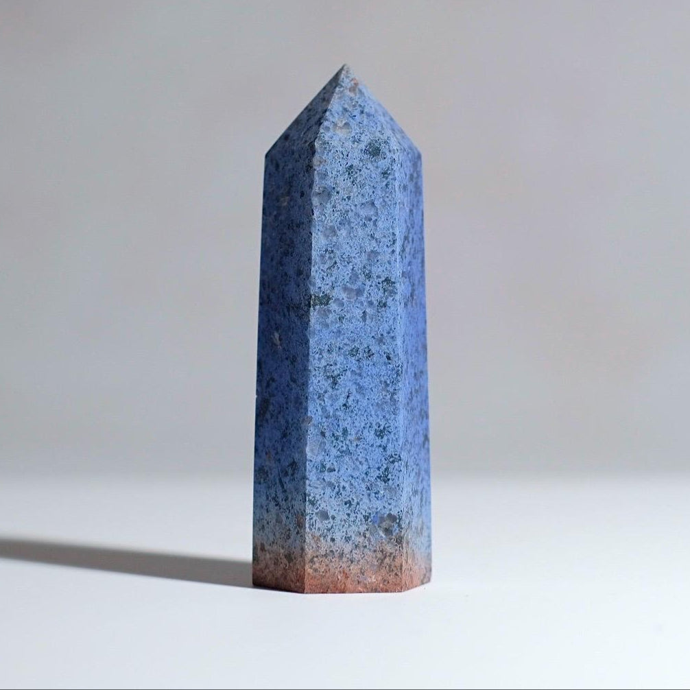 Dumortierite Point | Blue Aventurine Crystal Tower