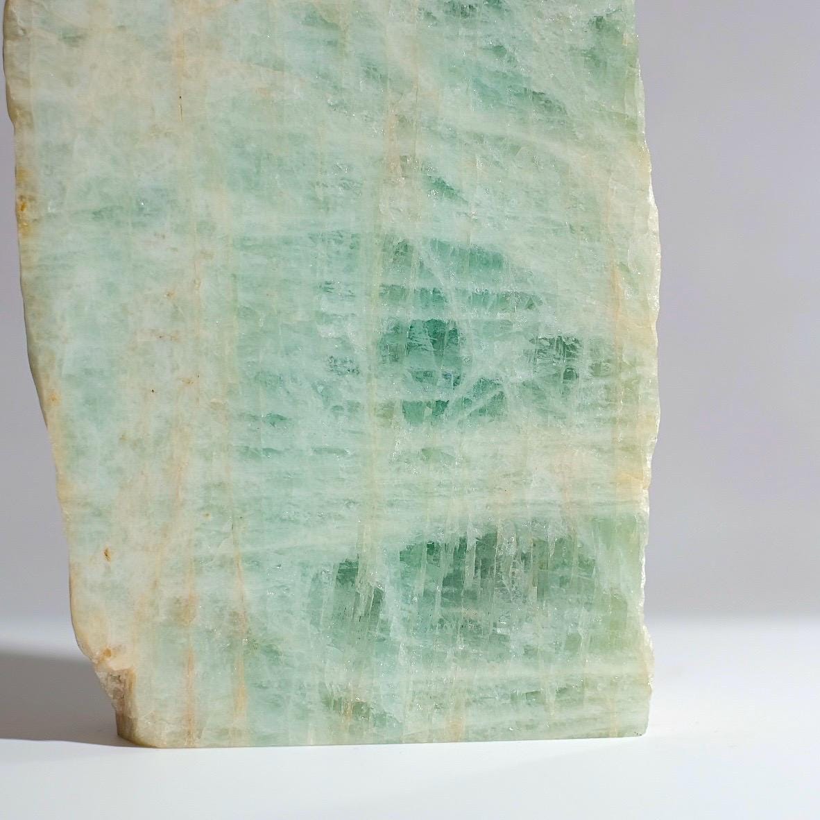 Australian Aquamarine Polished Freeform | Crystal Slab