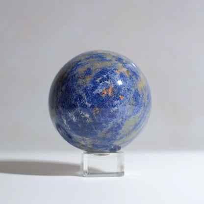 Rare Sodalite + Cancrinite Sphere | Sodalite Crystal Sphere