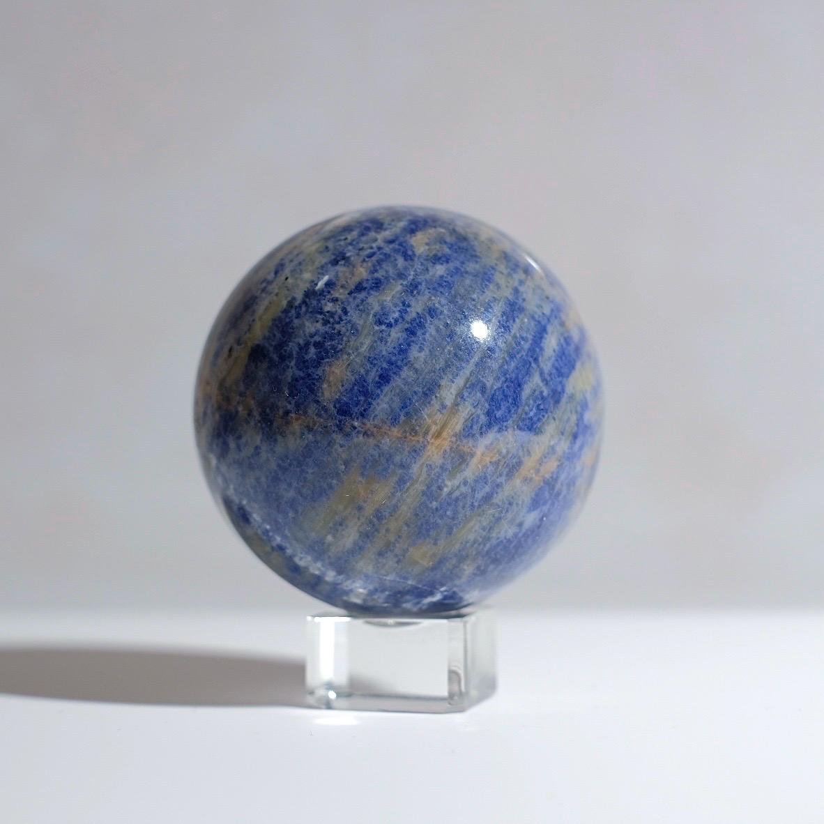 Rare Sodalite + Cancrinite Sphere | Sodalite Crystal Sphere