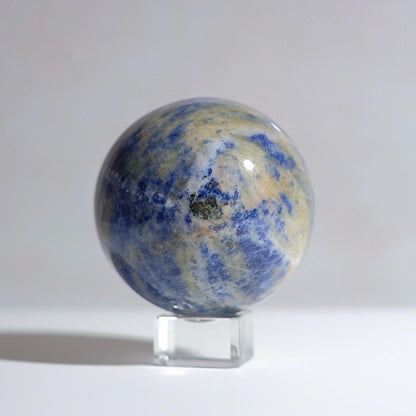 Rare Sodalite + Cancrinite Sphere | Sodalite Crystal Sphere