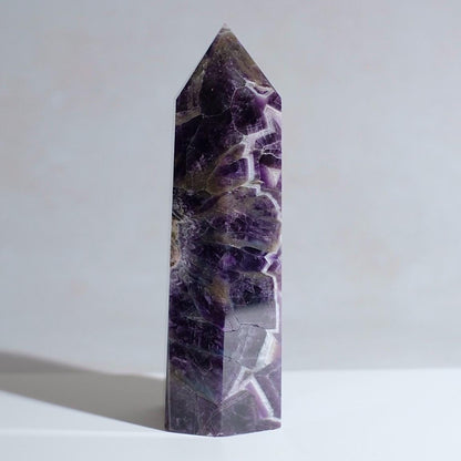 XL Dream Amethyst Tower | Chevron Amethyst Crystal Point