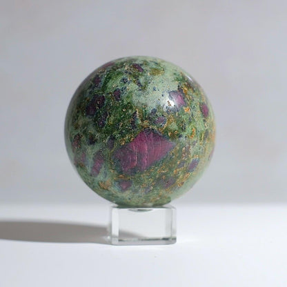 Ruby Fuchsite Sphere | Ruby Kyanite Crystal Sphere