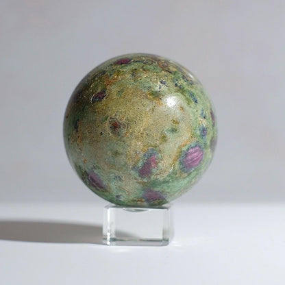 Ruby Fuchsite Sphere | Ruby Kyanite Crystal Sphere