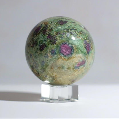 Ruby Fuchsite Sphere | Ruby Kyanite Crystal Sphere