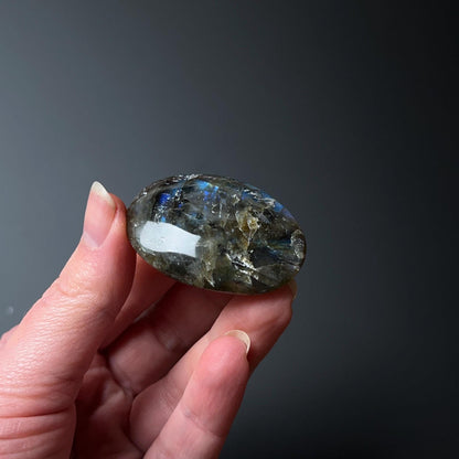 Flashy Labradorite Palm | Crystal Palm Stone