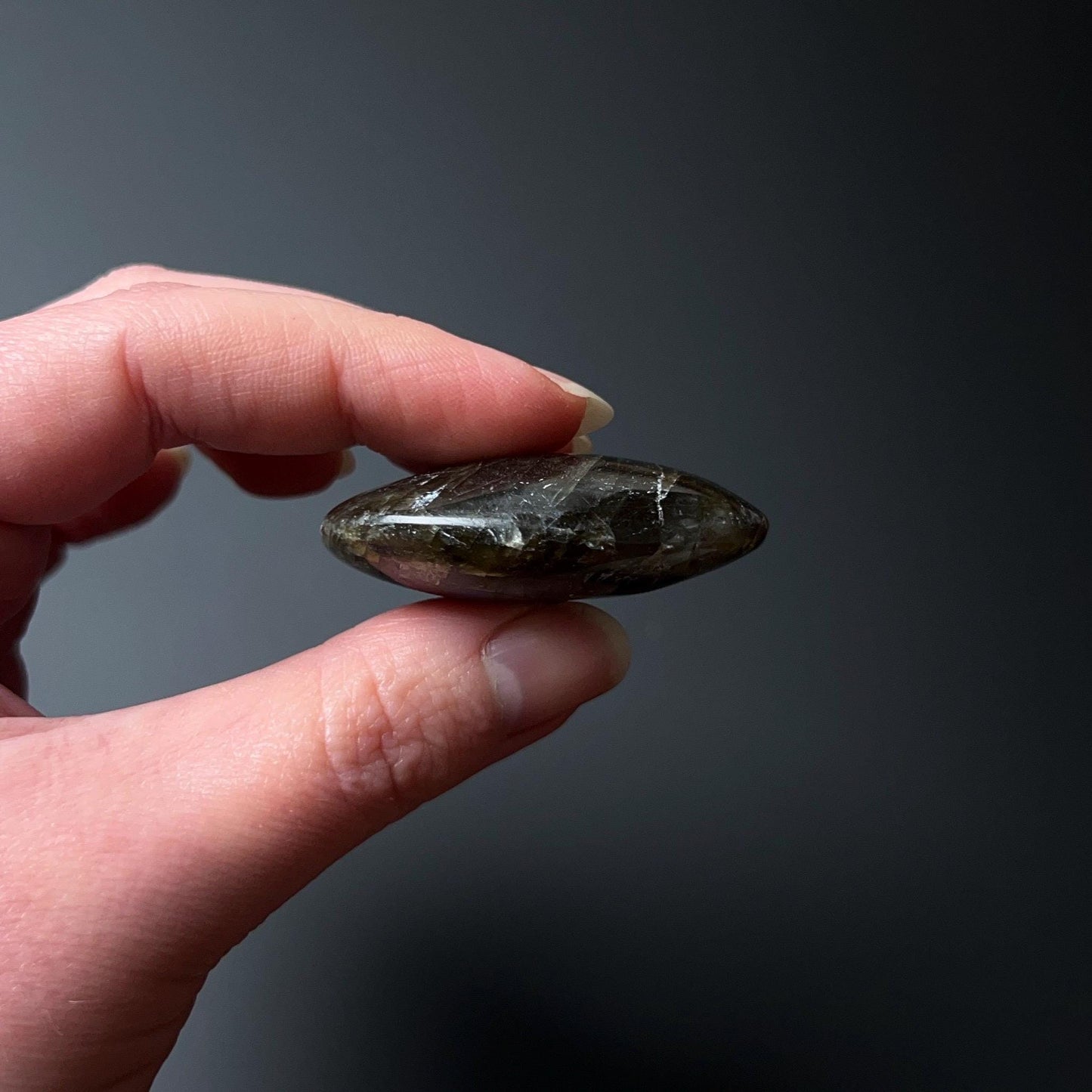 Flashy Labradorite Palm | Crystal Palm Stone