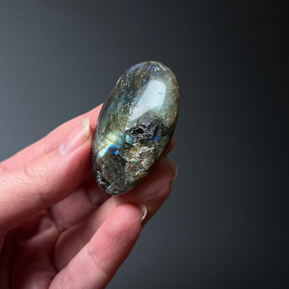 Flashy Labradorite Palm | Crystal Palm Stone