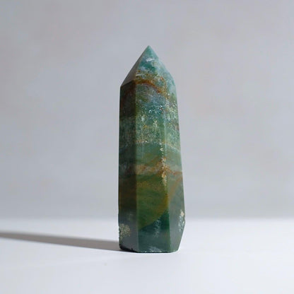 Moss Agate Point | Moss Agate Crystal Tower